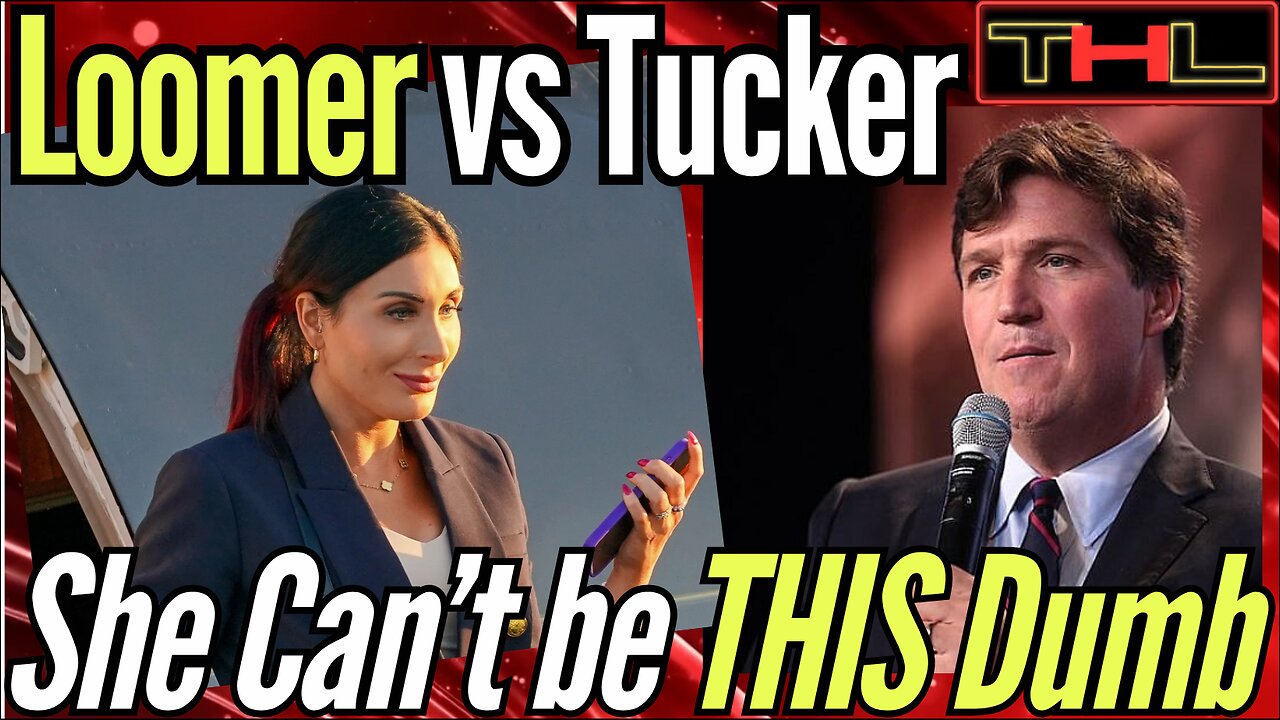 Zionist Psychopath, Laura Loomer ATTACKS Tucker Carlson, and it does not end well for her