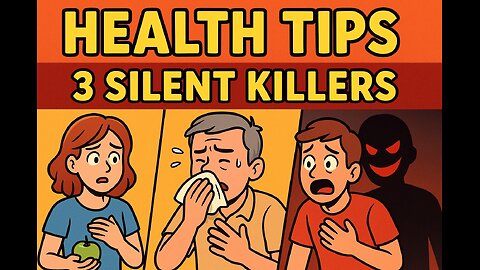 "3 Silent Killers You Ignore Daily ⚠️ + 3 Health Tips to Save Your Life!"