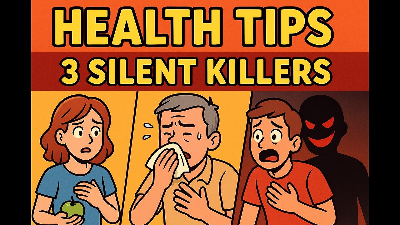 "3 Silent Killers You Ignore Daily ⚠️ + 3 Health Tips to Save Your Life!"