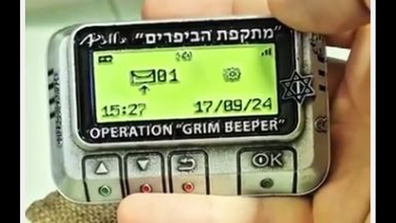 ⚠️MOSSAD - OPERATION GRIM BEEPER CONFIRMED - THE JEWS CAN KILL REMOTELY! - AI - 5G