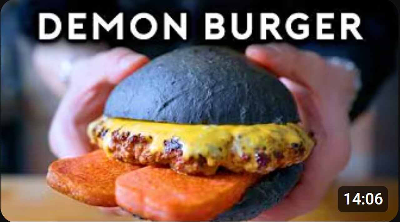 🍔 I Cooked the DEMON BURGER from Dragon Ball Daima! 🔥 | Anime Food with Alvin