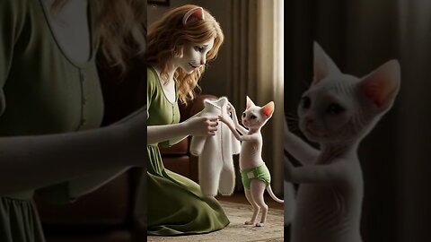 she do all to make kitten happy