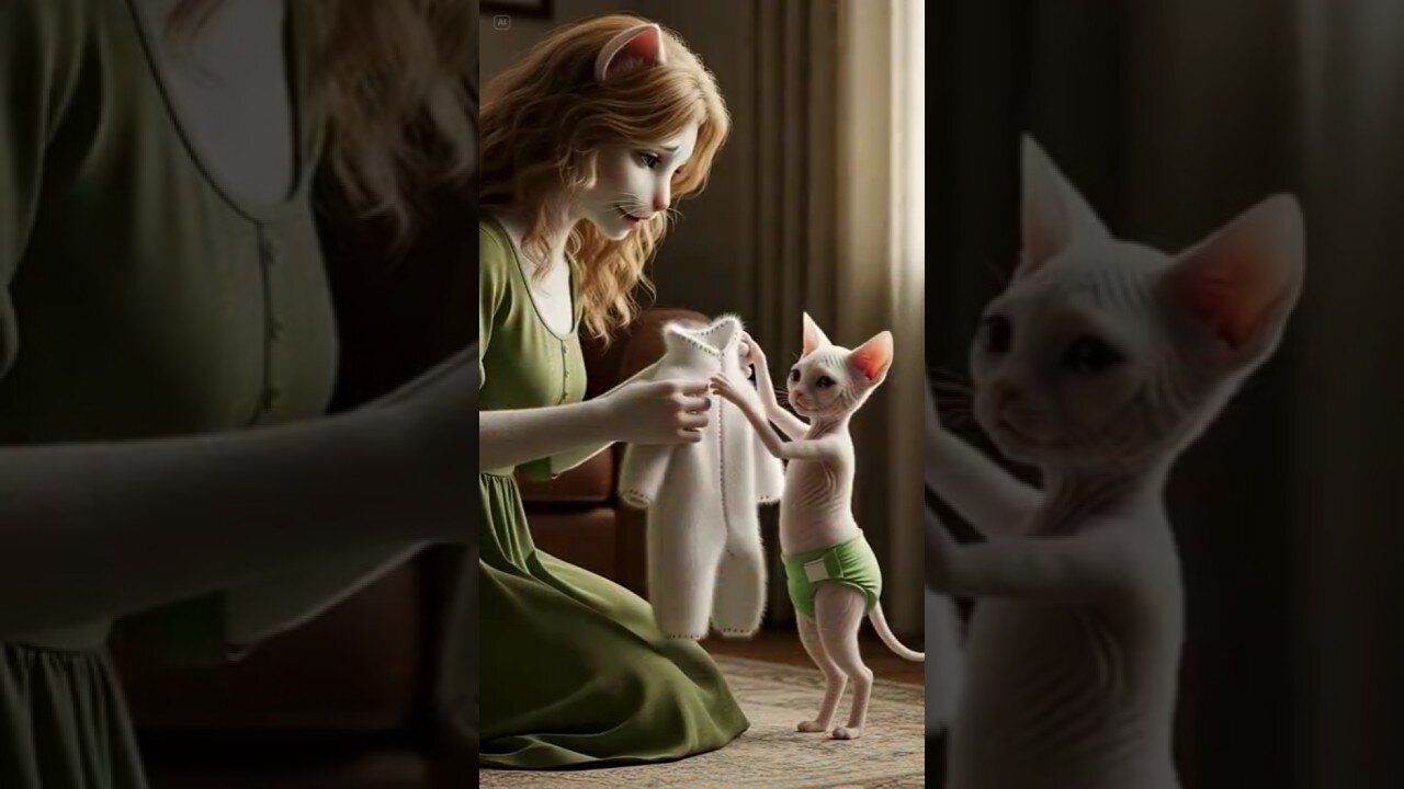 she do all to make kitten happy