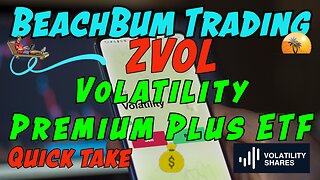 ZVOL | Volatility Premium Plus ETF | Quick Take