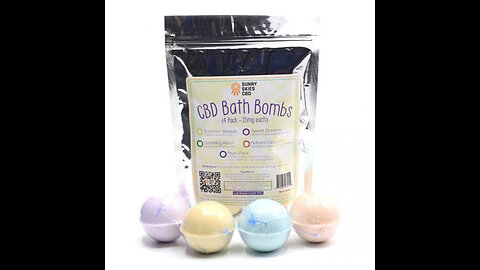CBD Bath Bombs by Sunny Skies
