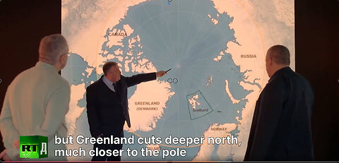 TRUMP WANTS GREENLAND on FLAT EARTH MAP!