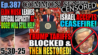 Ep.387 Trump Tariffs Blocked, Then Reinstated! Israel Accepts Ceasefire! Elon Musk Leaves Official Role At Doge, Will Still Help! Trump Defense IT Staffer Arrested Attempting To Sell Intel To Foreign Nation!