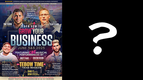 Business Coach | How Many Years Have You Been Telling Yourself You'll Make That Change? Daily Hour of Power + Why Consistency In Small Things Makes the Difference + Join Tebow At Clay Clark's June 5-6 Business Workshop