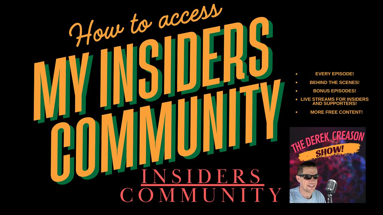 How-To Access my Insiders Community!