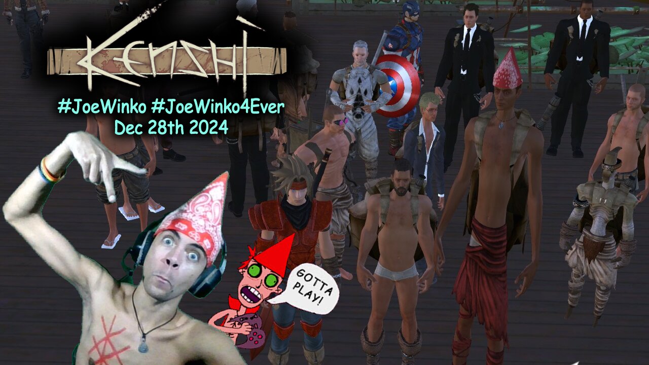 Brigator Pilots & Engineering Research - Kenshi Gaming Livestream (Dec 28th 2024) - Joe Winko