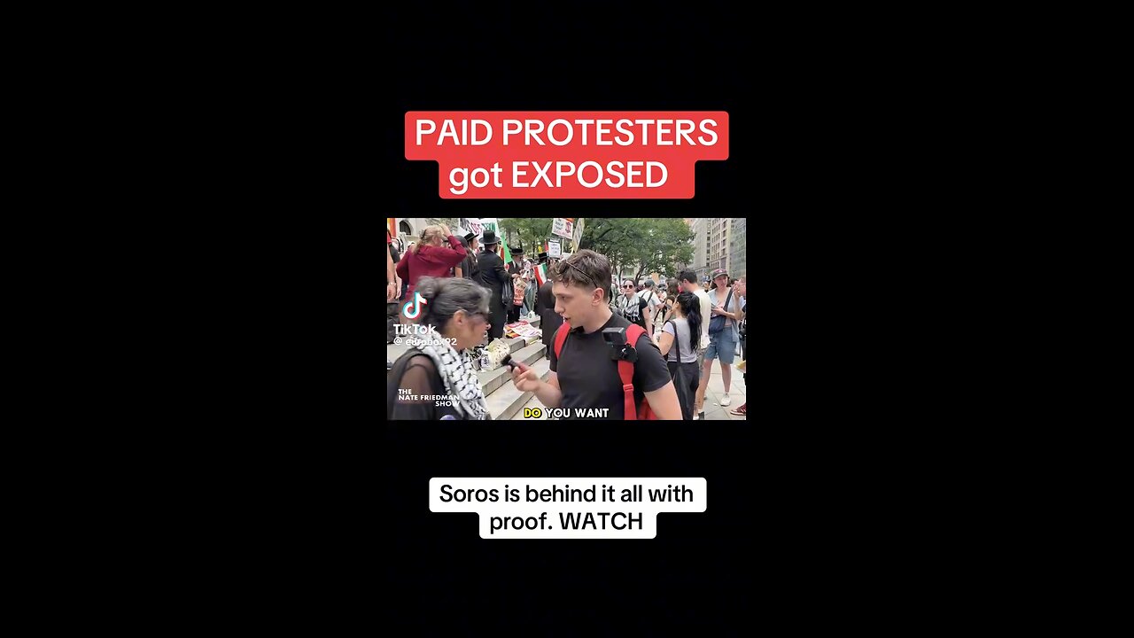 Paid protesters