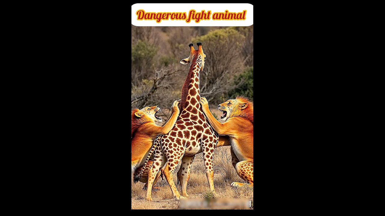 dangerous lion fight shocked attack