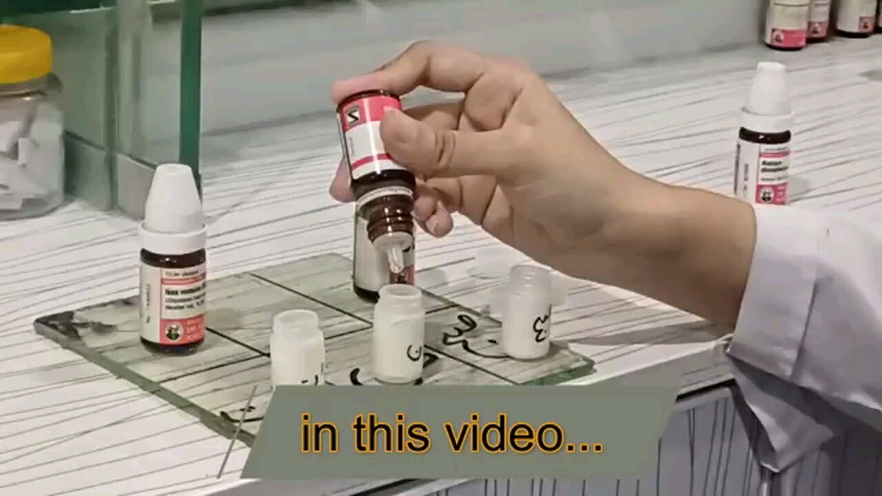 HOMEO MEDICINE MAKING IN CLINIC