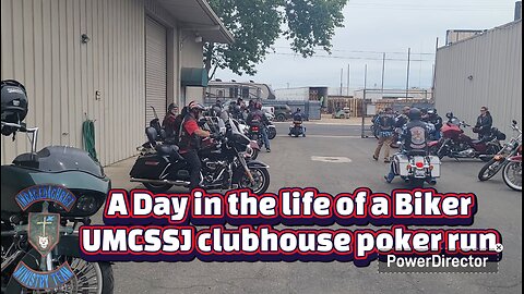 A Day in the life of a Biker UMCSSJ clubhouse poker run #theoutlawpreacher