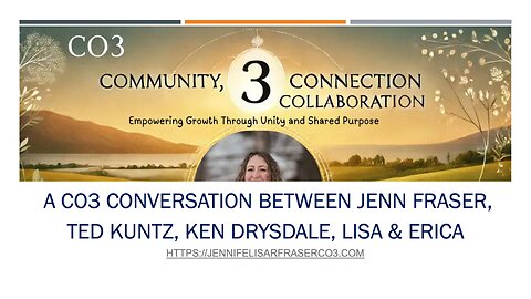 A CO3 Conversation hosted by Jenn Fraser with Ted Kuntz, Ken Drysdale, Lisa & Erica from BC Rising