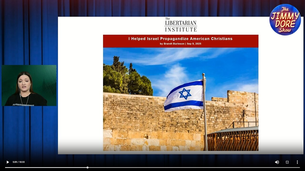 Israeli whistleblower talks about Christianity used as a propaganda tool▮The Jimmy Dore Show