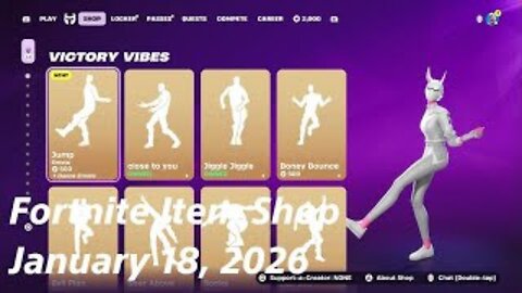 Fortnite Item Shop|January 18, 2026(*New* Jump Emote)