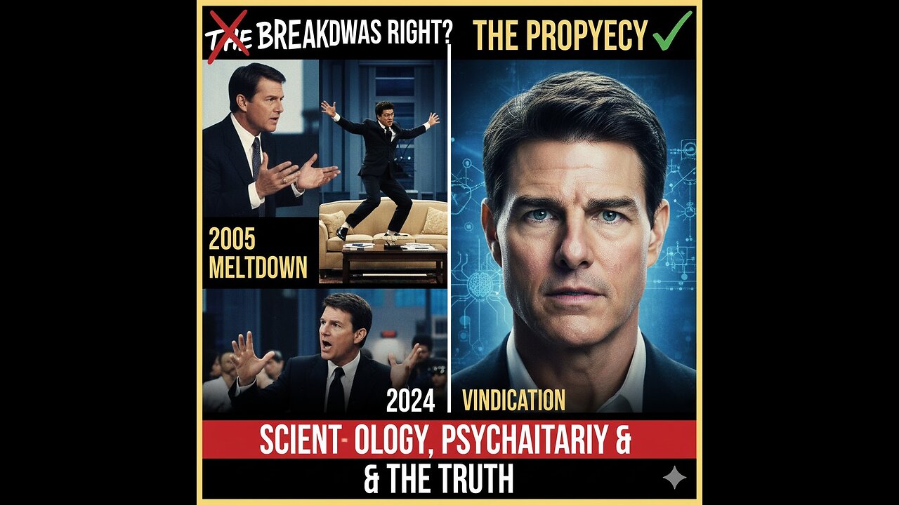 Tom Cruise Was RIGHT? Re-Examining the 2005 Scientology Meltdown That Ended His Career