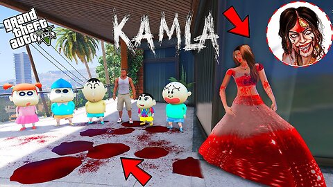 Franklin and Shinchan and his Friends Playing Chupan Chupai With Kamla Indian Ghost 👻 GTA V AVENGERS