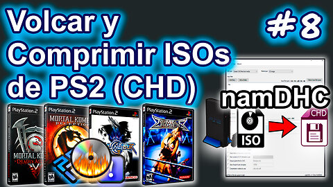 Volcando y comprimiendo mis ISOS de PlayStation 2 (CHD) Pack 1: Rumble Roses, Soulcalibur II, etc