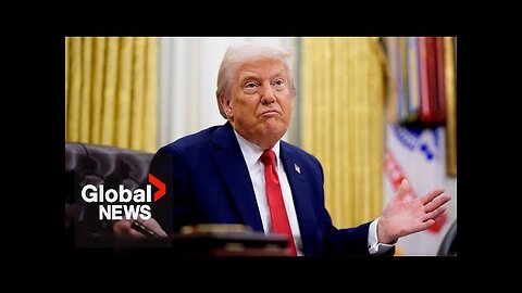 Trump compares tariffs to “medicine” as global stock markets plunge