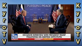 Trump's interview with Hannity - August 15, 2025 (Swedish subtitles)