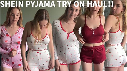 Nadia Willingham | Shein Pajama Try On Haul | ENHANCED 4K HD