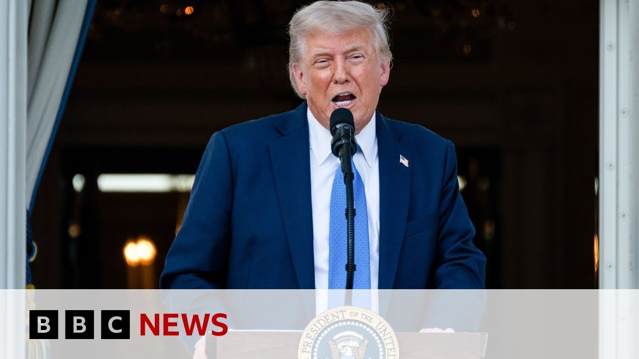 Trump signs ban on travel to US by nationals from 12 countries | BBC News