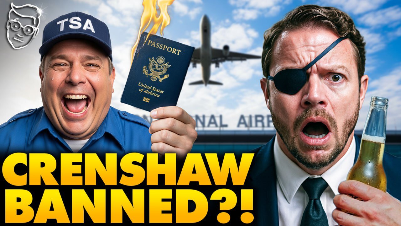 YIKES: Congress BANS Rep. Dan Crenshaw from International Travel Over 'Alcohol Incident' in Mexico 😬