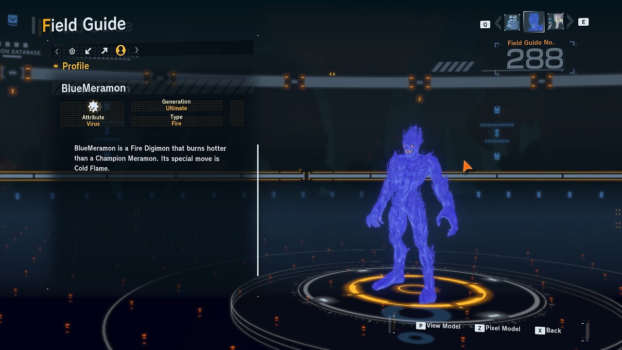 bluemeramon all digivolution/de-digivolution/profile Digimon Story Time Stranger