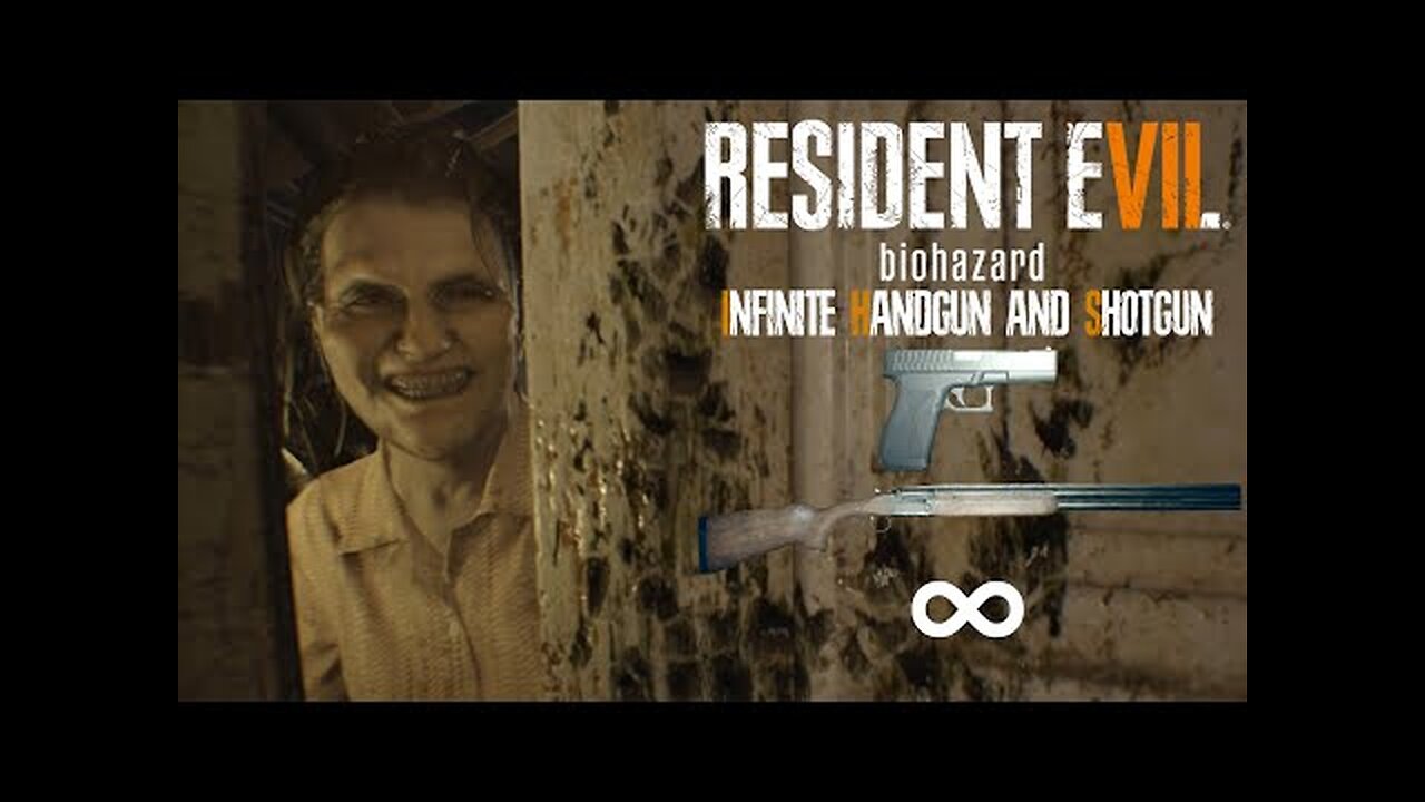Resident Evil 7 - Infinite Handgun & Shotgun in Madhouse Full Gameplay