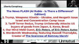 Liberty Conspiracy LIVE 7-9-25 Hegseth AI, Tariff Terror, Ukraine Bomb