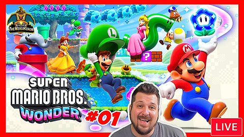 Super Mario Bros. Wonder #01 | 1st Time Playing | Nerd Realm Playthrough