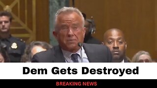 RFK Jr Dunks On Democrat, He Loses It During Testimony