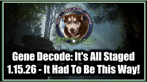It's All Staged - It Had To Be This Way! | Gene Decode