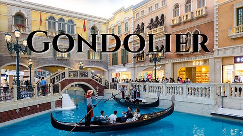Gondoliers in Vegas The Venetian Resort in Las Vegas