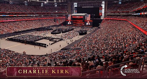 Charlie Kirk Memorial Service at Cardinal Stadium, Glendale, AZ, Sunday, 9.21.2025