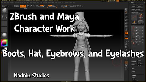 ZBrush and Maya Character Work - Nodnin Studios