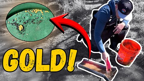 3D PRINTED SLUICE THAT CATCHES GOLD!