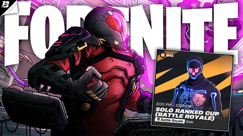 🔴 LIVE - SOLO RANKED CUP TOURNEYS ALL WEEK