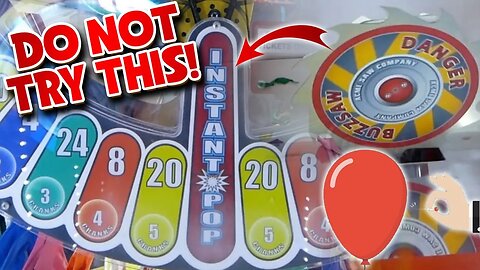 DANGEROUS GAME AT THE ARCADE! (DO NOT TRY THIS)