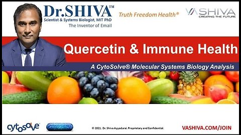 Dr.SHIVA™: Quercetin on Immune Health @CytoSolve Systems Analysis(05/23)
