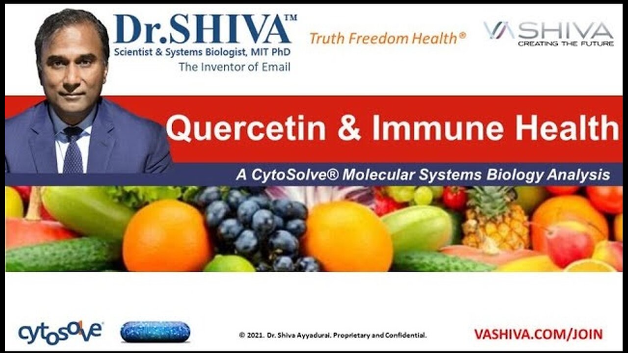 Dr.SHIVA™: Quercetin on Immune Health @CytoSolve Systems Analysis(05/23)