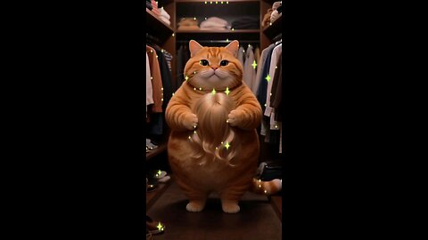 "Cat Disguised as Lady Shocks Hotel Staff After Big Feast!"