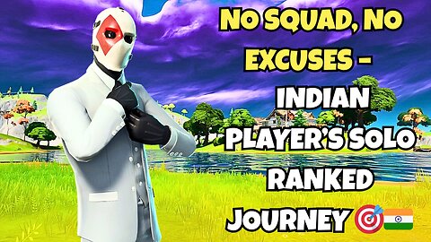 No Squad, No Excuses – Indian Player’s Solo Ranked Journey 🎯🇮🇳