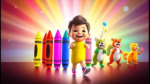 Learn Colors with 3D Animation | Fun Kids Educational Video