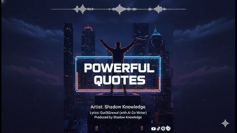 POWERFUL QUOTES – Shadow Knowledge (Official Music Video)