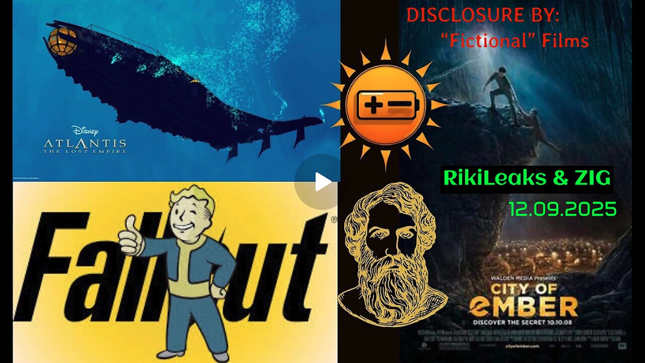 ATLANTIS, City Of Ember, FALLOUT, Platos Cave *BreakDown* w/Rick, Lexy (RikiLeaks)& ZIG [12.09.2025]