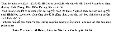 Sở Gia Lai: Tổng kết năm học 2024 - 2025, đội HSG toán của CLB toán chuyên Gia Lai có 7 bạn được