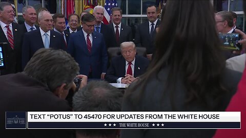 President Trump Shuts Down the Shutdown Protest – LIVE